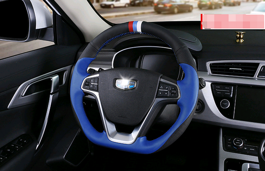 غطاء عجلة القيادة الجلدية